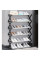 Складана полиця для взуття Shoe Rack, 6 секцій, до 12 пар чорна
