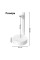 Акумуляторна помпа для води X115 Table Water Dispenser Біла
