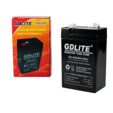 Акумулятор GDLITE GD-640 6 V 4 Ah, олив'яно-кислотний, необслуговуваний