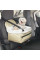 Автомобільна сумка-переноска для тварин Pet Booster, до 7 кг, з ременем безпеки, 33×20×26 см, беже