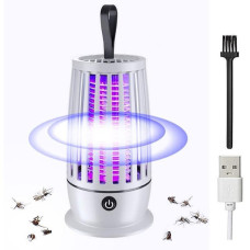 Лампа-знижувач комах з USB-зарядкою й акумулятором 4000 мА·год — захист від комарів і мух