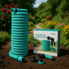 Поливальний шланг EXPANDABLE GARDEN HOSE K-75FT 22.5 м з пульверизатором і перехідником