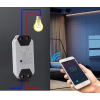 Бездротовий WiFi вимикач реле для розумного будинку Home 10Ас додатком iOS