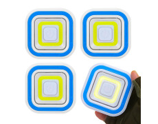 Комплект LED Квадратних світильників з пультом та таймером LED light with Remote Control Set (3 світильники)