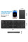 Клавіатура бездротова B023, розкладна, 67 клавіш, (Eng/Pyc), 2.4G, 280x92mm, Black, Box