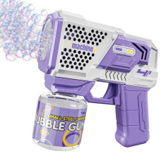 Пістолет-генератор мильних бульбашок Bubble Gun P162 з підсвіткою й музикою, автоматичний пуск