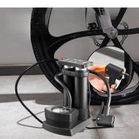 Ніжний насос Air Pump AND 521-2414 S98-2409-Y двоциліндровий з манометром, до 160 PSI, універсальний для авто