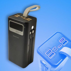Портативний повербанк BOROFONE 400000mAh Power Bank DBT-35A зі швидким заряджанням, 4 USB, Type-C, Lightning, LED