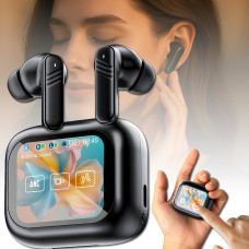 Бездротові навушники LX-10 TWS з Bluetooth 5.4, LED-дисплеєм, ANC та ENC, 320 мА·год