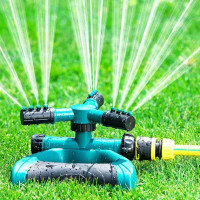Розумна система поливу Lawn Sprinkler 360° автоматичний розбризкувач для газону з регулюванням форсунок