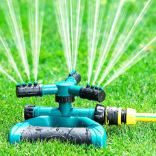 Розумна система поливу Lawn Sprinkler 360° автоматичний розбризкувач для газону з регулюванням форсунок