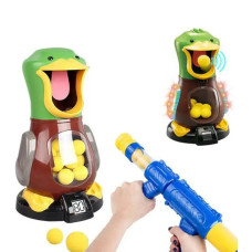 Ігровий набір Стрільба по качках Duck Shooting 200-1A/Пістолет + 12 кульок, інтерактивна мішеня, лічильник по