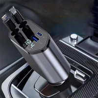 Автомобільний зарядний пристрій Hugeel HG-CC11 у прикурювач, 66 Вт, QC 3.0, PD, кабель Type-C/Lightning