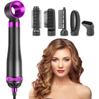 Фен-щітка 6 в 1 HA61 HAIRE DRYER з насадками, функцією іонізації та захистом від перегрівання, 1300 Вт