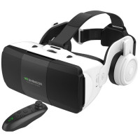 Окуляри віртуальної реальності Shinecon SC-G06ED+ Пульт Y1 з навушниками 3D VR-шолом для смартфонів 4.7-7",