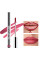 Матова підводка для губ Peel-Off Lip Liner червоно-коричневого відтінку