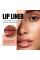 Матова підводка для губ Peel-Off Lip Liner червоно-коричневого відтінку