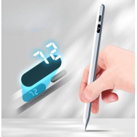 Активний магнітний стилус для IOS з LED-дисплеєм білого кольору