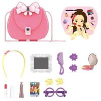 Дитячий косметичний набір Kids Pretend Toy Bag з дзеркалом і сумочкою рожевий
