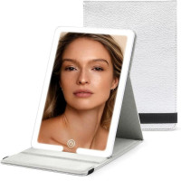 LED дзеркало з акумулятором для макіяжу настільне Makeup Mirror Stand