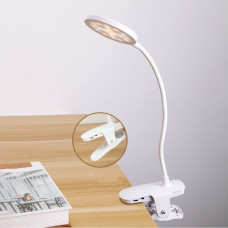 Настільна лампа Weidasi WD-6651 з прищіпкою, USB, акумулятором і LED-підсвіткою