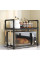 Настільна кухонна етажерка-органайзер із гачками під мікрохвильову піч