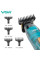 Акумуляторний тример VGR V-961 Professional з комплектом насадок