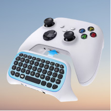 Клавіатура для геймпада PS5 DualSense Bluetooth chatpad з динаміком та аудіо роз'ємом 3.5 мм білий