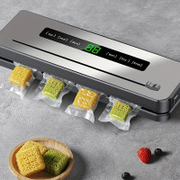 Вакуумний пакувальник 002 для продуктів вакууматор/ кухонний апарат для вакуумування продуктів / машина для запаювання 5 режимів