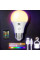 Лампа акумуляторна E27 A65 , LED лампочка RGB, аварійна лампа з пультом, бездротова лампа, лампа з акумулятором та USB зарядкою