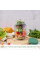Контейнер для салату Salad Pad AND1662, портативний салатник з боковим отвором, 300 мл, вбудована миска для заправки