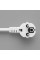 Мережевий фільтр подовжувач, подовжувач з USB і Type-C, розетка на 10 гнізд, зарядна станція, перенесення електрична D10 5 м білий
