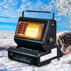 Портативний газовий обігрівач 2в1 газова плитка-піч 1300W, туристичний газовий обігрівач з функцією приготування їжі