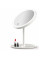 Портативне LED дзеркало для макіяжу AMIRO, настільне косметичне дзеркало з підсвіткою, сенсорне дзеркало з регулюванням кута