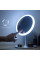 Портативне LED дзеркало для макіяжу AMIRO, настільне косметичне дзеркало з підсвіткою, сенсорне дзеркало з регулюванням кута