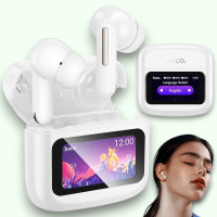 Бездротові навушники HOCO EQ14 Cool Color Bluetooth, гарнітура BT headset з сенсорним дисплеєм, True Wireless