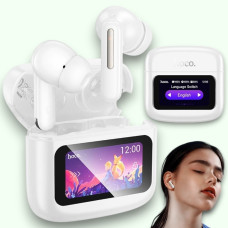 Бездротові навушники HOCO EQ14 Cool Color Bluetooth, гарнітура BT headset з сенсорним дисплеєм, True Wireless