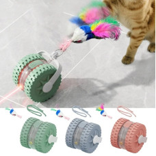 Інтерактивна іграшка для котів з лазером та автокатанням Interactive Pet Ball, USB, з датчиками руху, автоматична іграшка для кота
