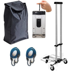 Складний візок для покупок Folding Hand Cart до 25 кг, портативний багажний візок, ручна тележка