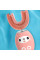 Дитяча електрична зубна щітка U-shaped Electric Toothbrush, ультразвукова силіконова щітка-капа для дітей, U-подібна акумуляторна