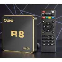 Смарт ТВ приставка Q96 R8 8/64 Android 12, Wi-Fi 6, 4K Ultra HD, Allwinner H618, Bluetooth 5.0, IPTV медіаплеєр для телевізора