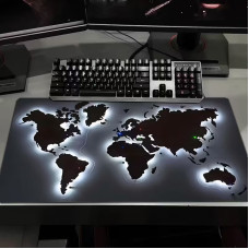 Килимок для миші карта світу HP227, ігровий килимок для миші великий, килимок для комп’ютера та ноутбука