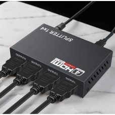 Розгалужувач HDMI  на 4 порти HDMI Splitter 1x4, HDMI спліттер 4K Ultra HD, розподільник HDMI сигналу, дільник HDMI 1 в 4