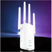 Wi-Fi репітер, Wi-Fi підсилювач, Wi-Fi точка доступу, роутер-подовжувач сигналу HOCO HI35, підсилювач бездротового інтернету Wi-Fi
