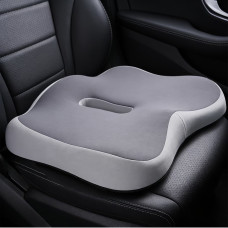 Ортопедична подушка для сидіння Memory Foam, анатомічна подушка для куприка та спини з вирізом, протиковзка подушка для авто, офіс