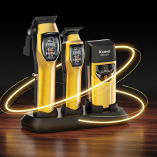 Набір для стрижки Kemei KM-8567 AND машинка тример та електробритва з LED дисплеєм 11 насадок
