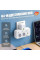 Мережевий адаптер розетки AND F03 White подовжувач без кабелю з 2 розетками 2 USB та Type C