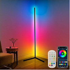 Підлогова RGB світлодіодна лампа-торшер 1,4 м HA-10 HA-100 з пультом дистанційного керування для спальні, вітальні