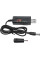 Кабель живлення для Wi-Fi роутера USB–DC AND 5765 9V/12V з перемикачем напруги та дисплеєм для роутера модема ONU від повербанка