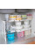 Регульована кухонна полиця для зберігання Kitchen Rack 38–70 см висувна стелажна система під раковину органайзер для кухні білий